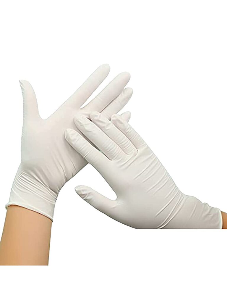 Латексови ръкавици без пудра [4]