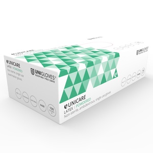 Латексови ръкавици с пудра