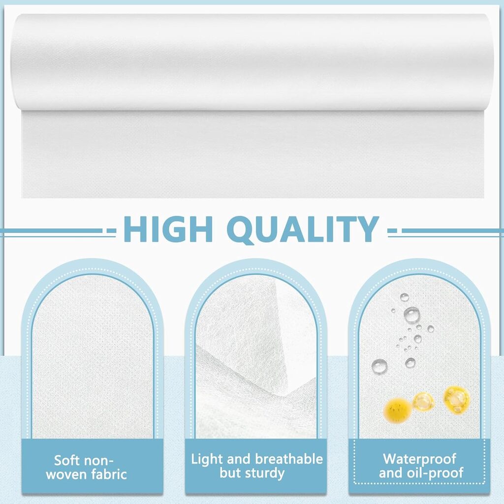 ТНТ еднократни чаршафи на ролка 70 см x 50 м / Бял [4]