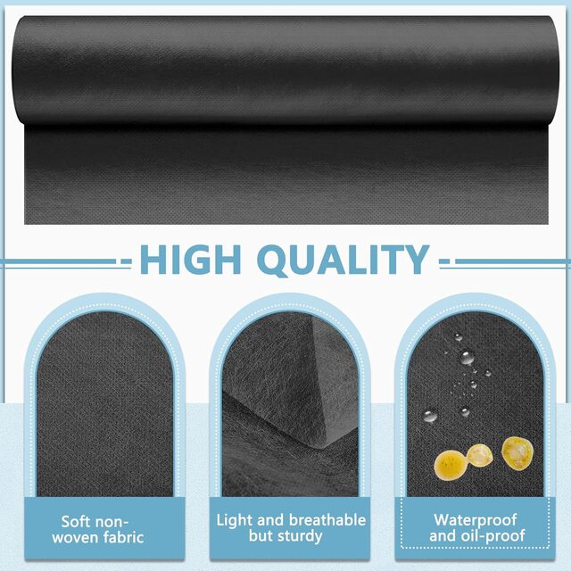 ТНТ еднократни чаршафи на ролка 70 см x 50 м / Черен [5]