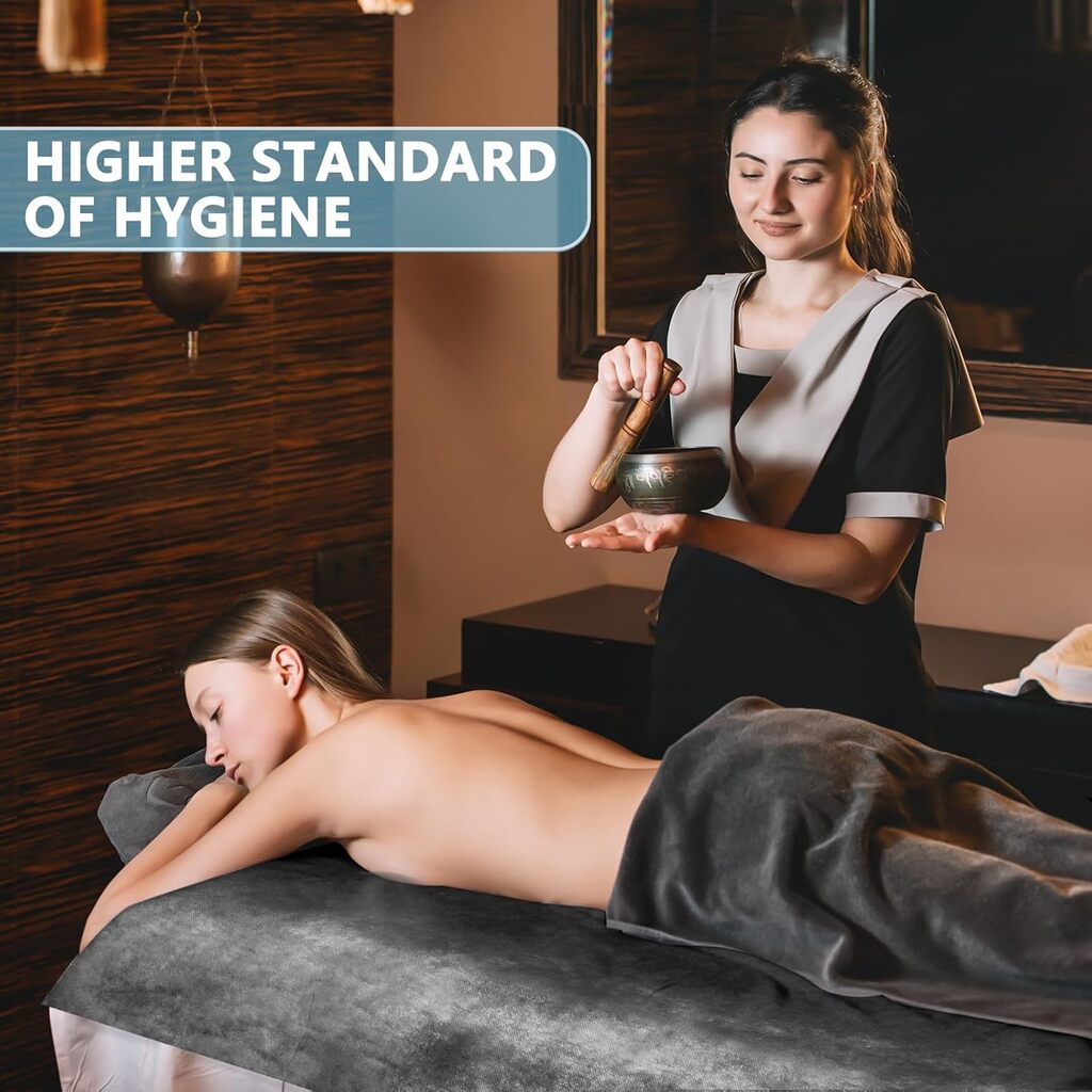 ТНТ еднократни чаршафи на ролка 70 см x 50 м / Черен [6]