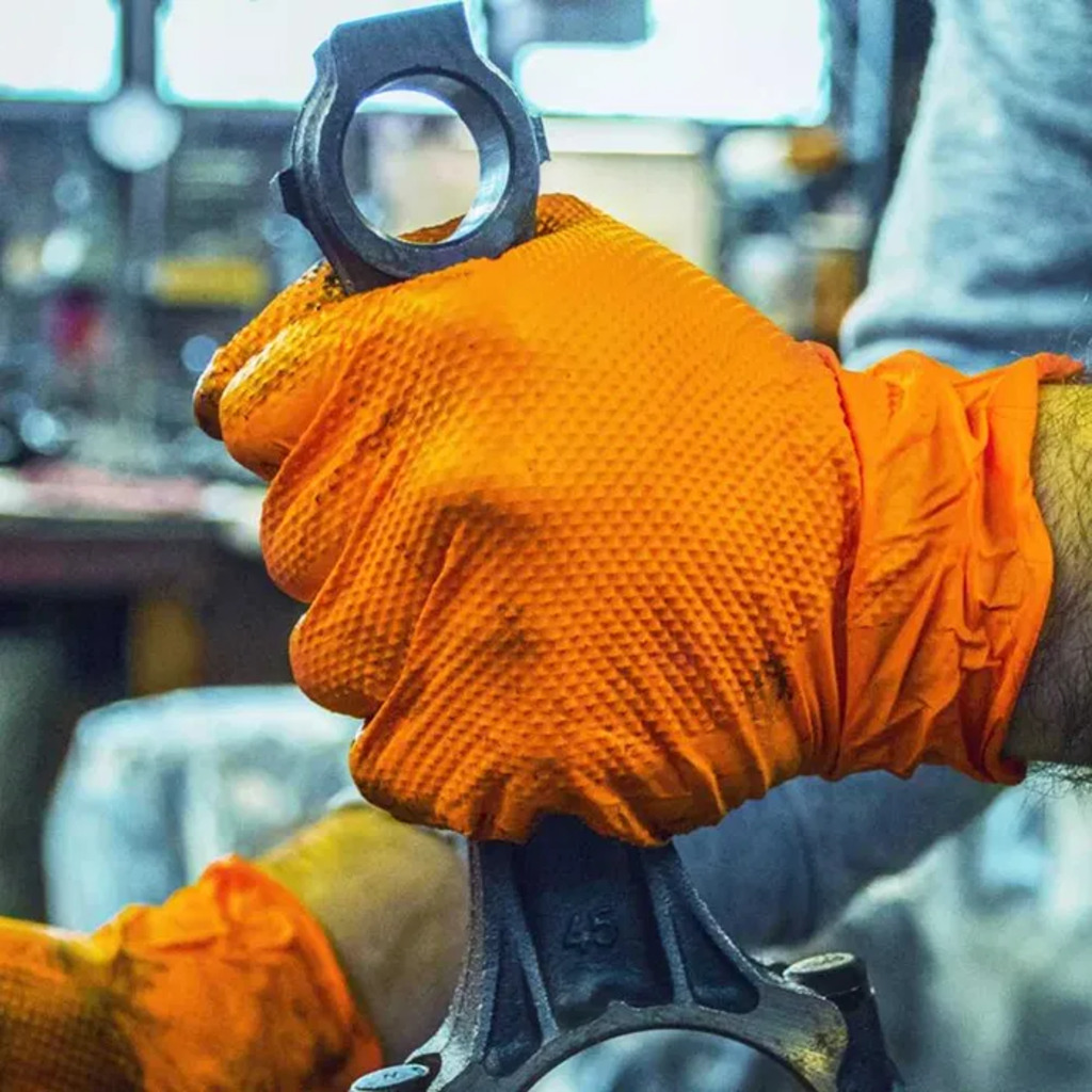 Дебели и плътни автосервизни нитрилни ръкавици Serix [5]