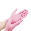 Розови нитрилни ръкавици Serix [4]