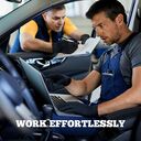 Черни плътни нитрилни ръкавици Serix Protect 5 гр. [9]