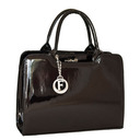 Черна Дамска Чанта Лак [1]